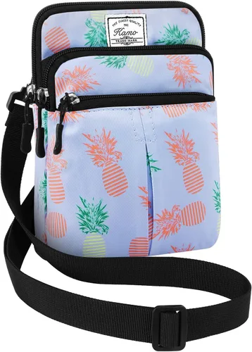 Miniatura 35 de Kamo Bolso Multifuncional para Teléfono de Un Solo Hombro, Bolso de Cintura para Teléfono, Bolso Diagonal Cruzado, Estuche para Teléfono Inteligente