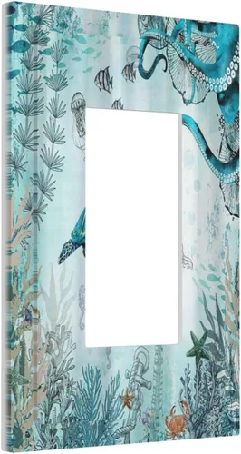 Miniatura 27 de Cubiertas Decorativas para Placas de Interruptor Abstracto Moderno de Mediados de Siglo Arco Boho Sol Dorado Hoja 1 Gang Placa de Pared Cubierta