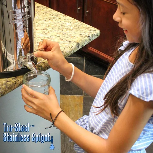 Tru-Steel - Espiga de acero inoxidable para sistemas BERKEY, Alexapure Pro, ProPur Systems y dispensadores de bebidas con aberturas de 5/8 pulgadas