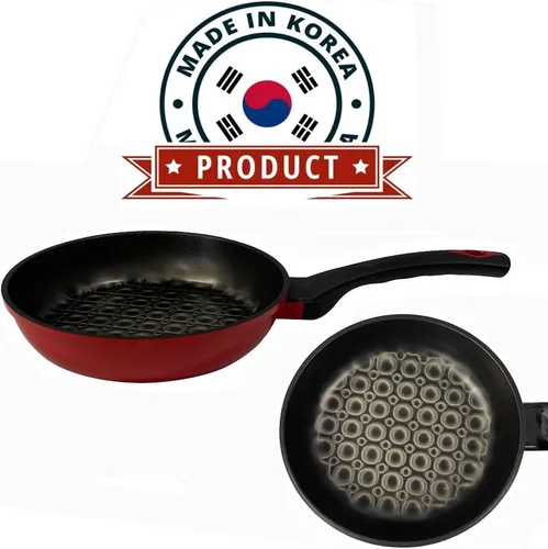 Miniatura 2 de Utensilios de cocina antiadherente con revestimiento de diamante 3D Wok, 9.5 '' (9.4 in), fabricado en Corea