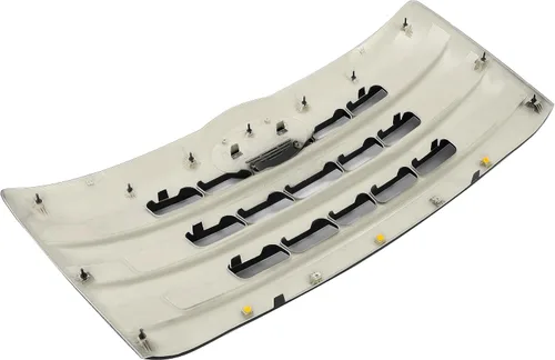 Miniatura 6 de KUAFU Parachoques delantero superior parrilla compatible con modelos 2011-2018 Hino 238 258 268 338 pintado - negro