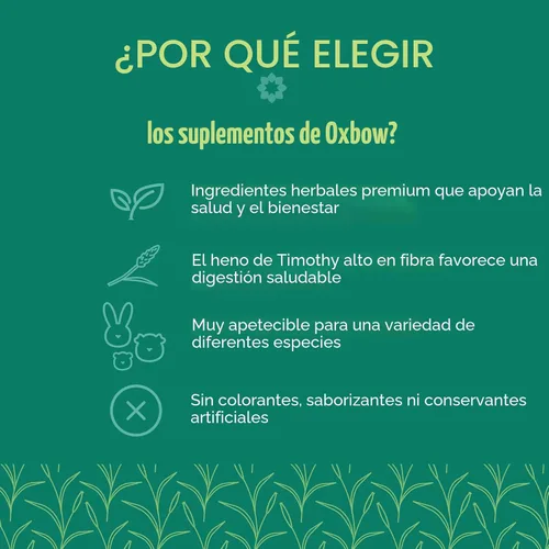 Miniatura 6 de Oxbow Natural Science Suplemento de Vitamina C, Vitamina C y Heno Timothy Alto en Fibra, Artículos para Cobayos, Fabricado en los Estados Unidos