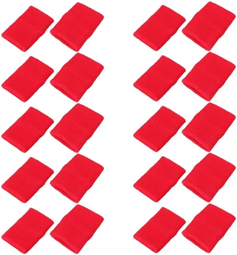 Miniatura 9 de Paquete de 10 pulseras absorbentes coloridas para deportes, baloncesto, fútbol, fiesta, actividades al aire libre