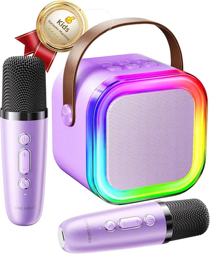 Miniatura 13 de Kinglucky Mini máquina de karaoke para niños, la mejor selección de regalo de cumpleaños para niñas de 3, 4, 5, 6, 7, 8, 9, 10, 11, 12 años