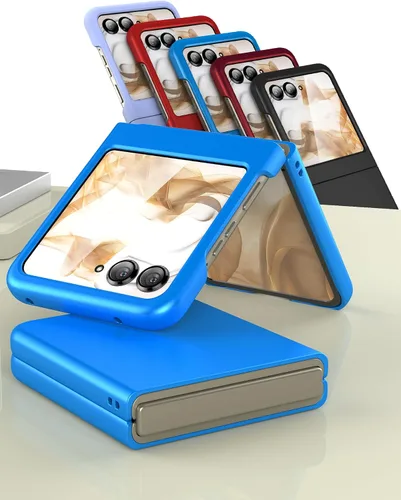 Miniatura 7 de Foluu Funda delgada para Motorola Razr 2024/2025 [No compatible con Razr Plus 2024], con protector de pantalla frontal integrado, policarbonato mate