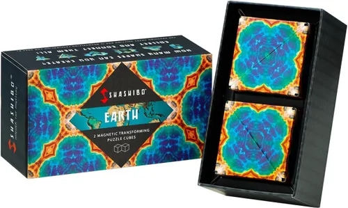 Miniatura 25 de SHASHIBO Anti Stress Cube - Award-Winning and Patented Infinity Cube with 36 Rare Earth Magnets - Extraordinary 3D Infinity Cube - Transforms into
