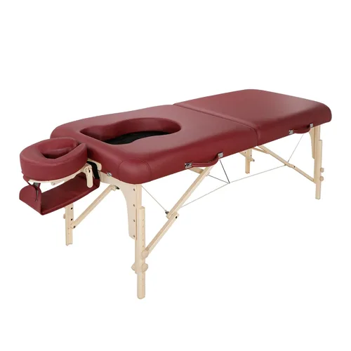Miniatura 10 de Master Massage - Sofá de cama de 30 pulgadas con sistema de iluminación ambiental portátil de Eva para embarazo, terapia de masaje, multifuncional