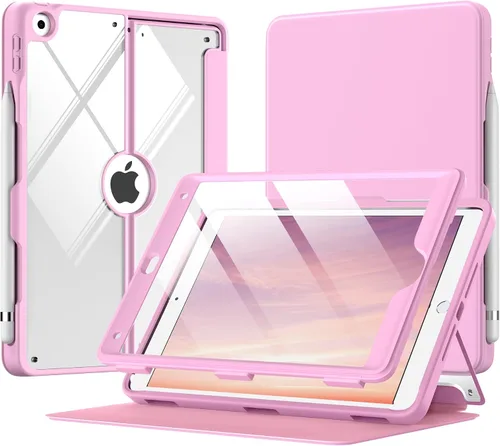 Miniatura 10 de MoKo Funda para iPad de 9ª generación con soporte para lápices, funda para iPad de 8ª/7ª generación de 10.2 pulgadas, protector de pantalla