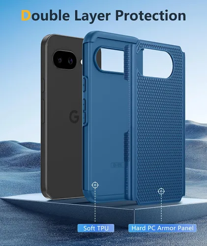 Miniatura 285 de FNTCASE Funda para iPhone 17 Pro: Fundas delgadas translúcidas de color azul claro compatibles con MagSafe, protección completa de la cámara