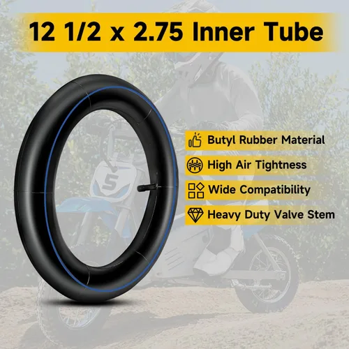 Miniatura 3 de HIAORS Repuesto de tubo interior de 12.5 x 2.75 (12-1/2x2.75) para Razor MX350 ZR350 Mini Dirt Bike Dune Buggy Rocket X-Treme X-560 E-Bikes EZIP