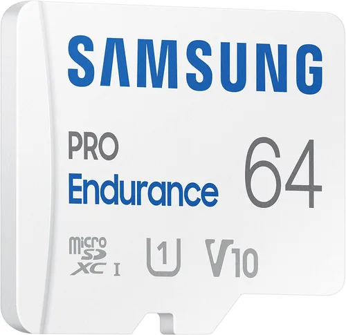 Miniatura 3 de Samsung PRO Endurance 64GB microSDXC UHS-I U1 100MB/s Tarjeta de memoria de monitoreo de video con adaptador (MB-MJ64KA)