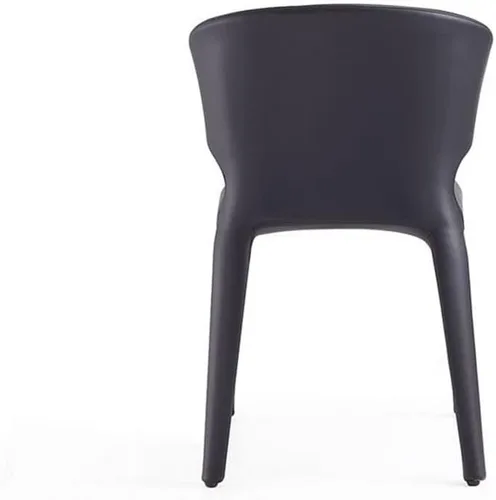 Miniatura 7 de Manhattan Comfort Conrad - Sillas de comedor modernas de mediados de siglo, muebles de cocina tapizados de tweed con respaldo contorneado, acolchado