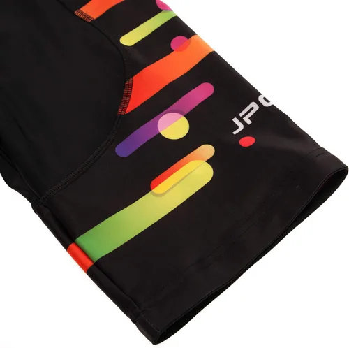 Miniatura 14 de Camiseta de ciclismo para mujer, manga corta y pantalones cortos de ciclismo acolchados para verano