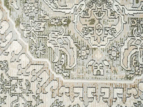 Miniatura 8 de Abani Savoy Collection - Alfombra de área, diseño vintage beige/verde, 7 pies 9 pulgadas x 10 pies 2 pulgadas, fácil de limpiar, duradera para niños