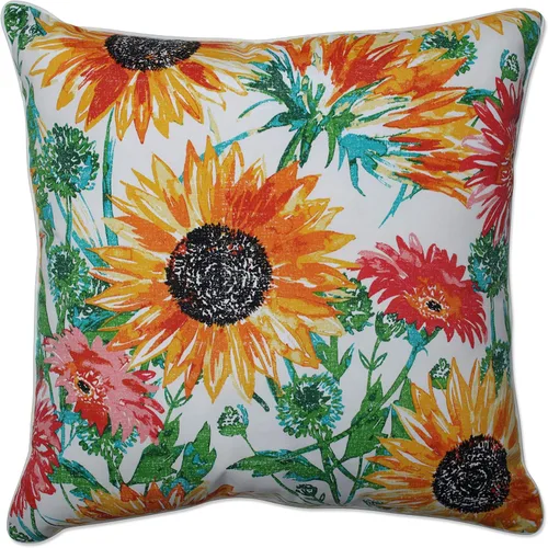 Miniatura 35 de Pillow Perfect - Cojines decorativos florales brillantes para interiores/exteriores, 2 unidades, lumbar - 11.5 x 18.5 pulgadas, verde/rojo Zoe