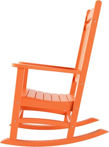 Miniatura 6 de WestinTrends Malibu - Mecedora para exteriores/patio, color naranja
