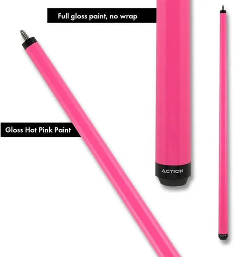 Miniatura 3 de Action Heavy Break Billar Taco Palo - 25oz Rosado