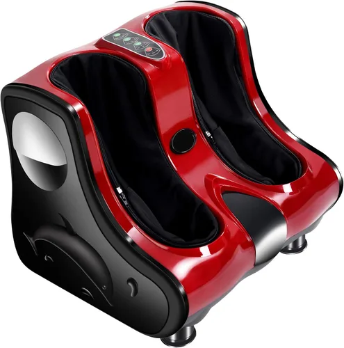 ARLIME Masajeador de pies con calor, máquina de masaje de pies Shiatsu, modos de intensidad de 3 niveles, vibración de amasamiento profundo,