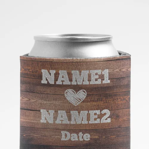 Miniatura 5 de VictoryStore Enfriadores de latas y bebidas: la felicidad es estar casado con tu mejor amigo Enfriadores de latas de boda