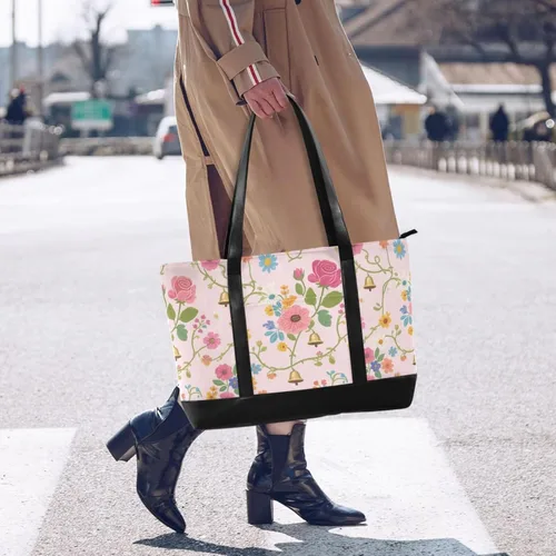 Miniatura 2 de Summer Flowers Beautiful trendy laptop bags with zipper 14 inch bag for flight with diaper maletin ejecutivo para mujer