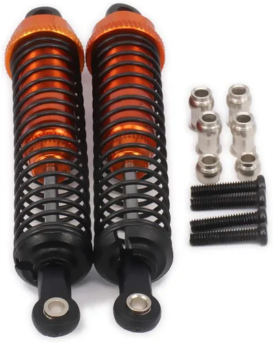 Miniatura 5 de Juego de 4 resortes amortiguadores ajustables a control remoto, piezas de actualización de 3.386 in 1/16 para camiones todoterreno HPI HSP Traxxas