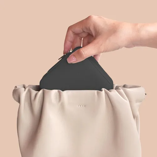 Miniatura 5 de BeBeGee Joyero de viaje, mini organizador de viaje portátil, pequeñas cajas de joyería para mujeres, regalos de dama de honor y accesorios
