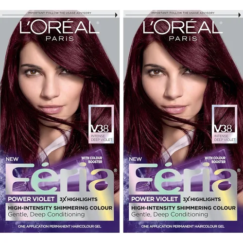 Miniatura 17 de L'Oreal Paris Feria - Tinte permanente multifacético y brillante, 60 Crystal Brown (castaño claro), paquete de 1 60 marrón claro