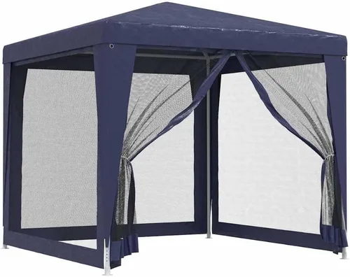 Miniatura 16 de vidaXL Gazebo, Tienda de campaña con 4 paredes laterales de malla, toldo de refugio para eventos de fiesta al aire libre, pabellón de glorieta