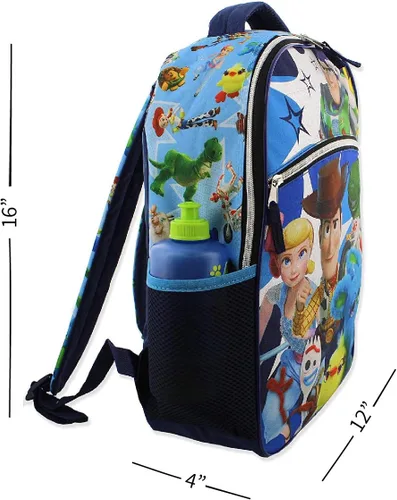Miniatura 7 de Disney Toy Story 4 - Mochila escolar para niña (16.0 in), color azul