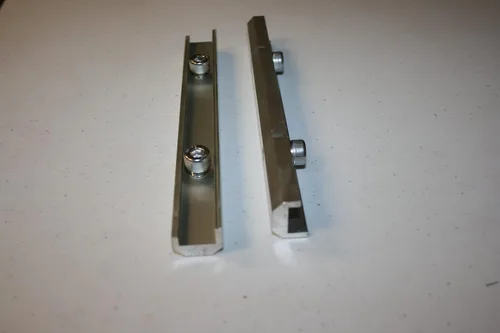 Miniatura 8 de Kit de montaje de panel solar de techo de estaño para 2 paneles solares, con abrazaderas, montaje en techo de estaño y rieles de aluminio de 88