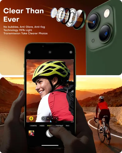 Miniatura 5 de TOCOL Camera Lens Protector for iPhone 13 / iPhone 13 Mini Tempered Glass HD Individual Scratch Resistant Camera Cover Accessories Case Friendly 2