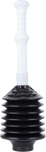 Miniatura 10 de JS Jackson Supplies - Émbolo de WC profesional de fuelle acordeón, empuje de alta presión elimina obstrucciones resistentes de inodoros obstruidos
