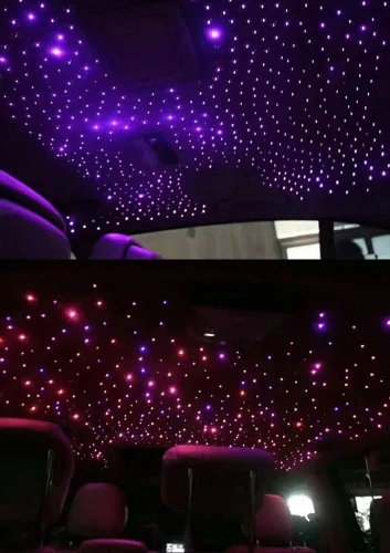 Miniatura 5 de AKEPO Kit de luces de estrella de 16 W, kit de luces de estrella de fibra óptica, diámetro mixto. 295 piezas (0.75+1+0.059 in) 9.8 pies/9.8 ft
