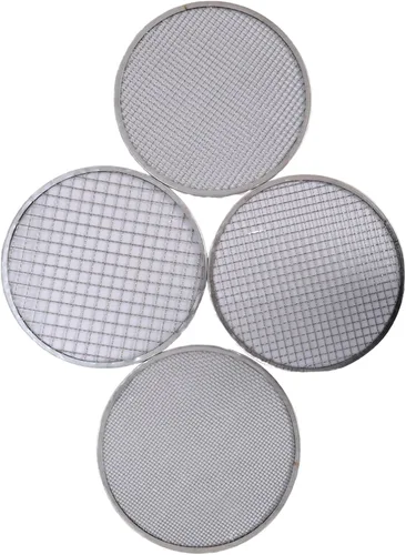 Miniatura 3 de Tamiz de suelo multiusos con mango Incluye 4 mallas intercambiables Ideal para tamizar suelo, rocas, compost y desechos