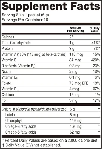 Miniatura 2 de Sun Chlorella Suplemento superalimento de algas verdes en polvo que apoya el bienestar de todo el cuerpo, la defensa inmunológica, la salud