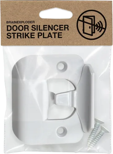 Miniatura 14 de BrainExploder Placa de Golpe Silenciadora de Puerta – Flexible, Solución Eliminadora de Ruido para Pestillos Ruidosos Se Ajusta Sin