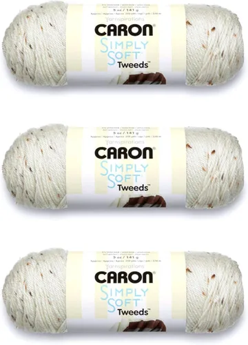 Miniatura 40 de Caron Simply Soft Abyss Speckle Yarn - Paquete de 3 unidades de 141 gramos/5 onzas - Acrílico - 4 medianos (peinado) - 235 yardas - Tejido/ganchillo
