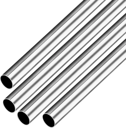 Miniatura 6 de 8 tubos de tubo capilar de acero inoxidable 304 de 0.079 in de diámetro exterior de 0.012 in, grosor de pared de 9.843 in de longitud, tubo soldable
