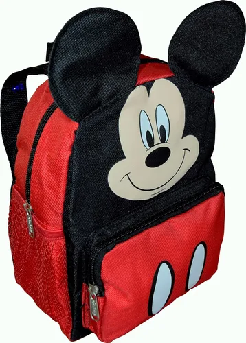 Miniatura 3 de Disney Mickey Mouse Big Face Littl Boy 10 Mini mochila Negro rojo
