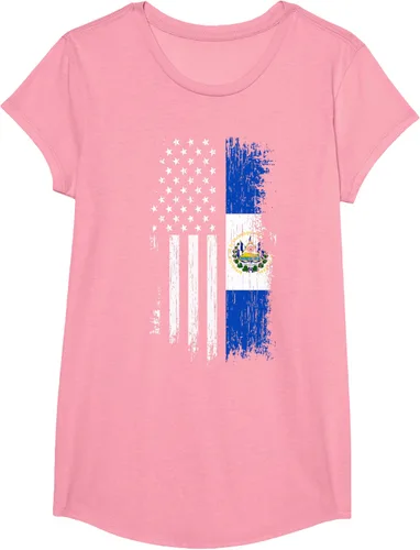 Miniatura 78 de Camiseta de la bandera de Estados Unidos salvadoreño - Camiseta de El Salvador USA
