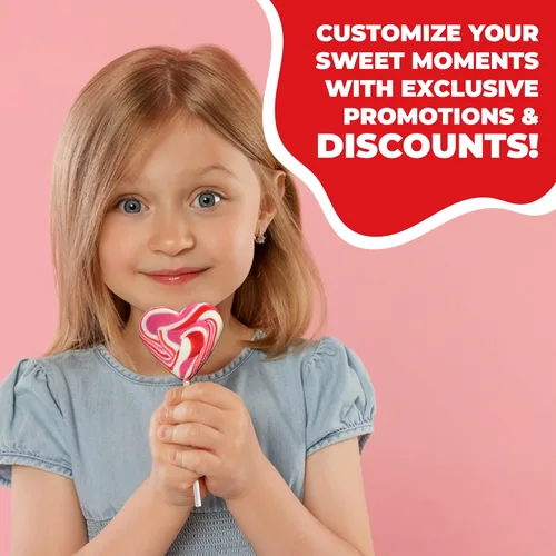 Miniatura 3 de Fusion Select 24 paletas en forma de corazón – Lollipop dulce corazón para rellenos de bolsas de fiesta, rellenos de piñata – Ideal para el día