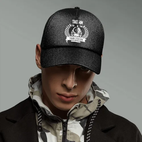 Miniatura 6 de devor Hats Take Him to The Train Station Baseball Cap for Men Funny Dad Hats Adjustable