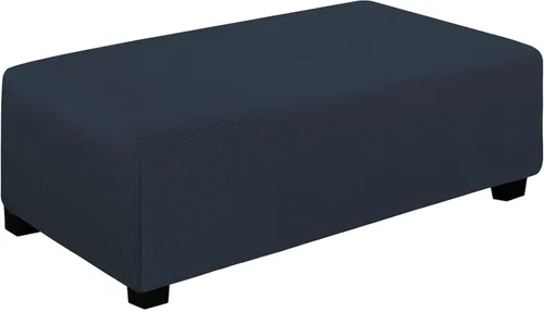 Miniatura 46 de Easy-Going Funda Elástica para Otomana Taburete de Almacenamiento Plegable Protector de Muebles Funda Rectangular Suave con Parte Inferior Elástica