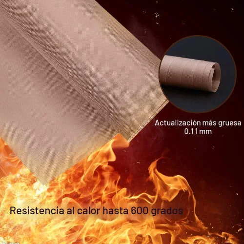 Miniatura 3 de Paquete de 3 láminas de teflón de PTFE para prensa de calor, hojas de transferencia antiadherentes, 16 x 20 pulgadas, papel de transferencia