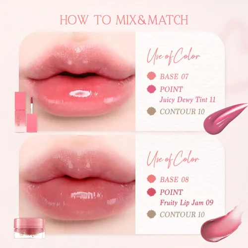 Miniatura 7 de dasique Lápiz labial Mood Blur 08 Over Pink, 0.03 oz (0.9 g)