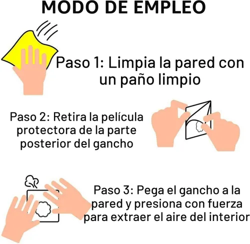 Miniatura 7 de Jwxstore Paquete de 12 ganchos autoadhesivos resistentes, 33 libras máximo, transparentes, impermeables, ganchos de pared adhesivos para llaves