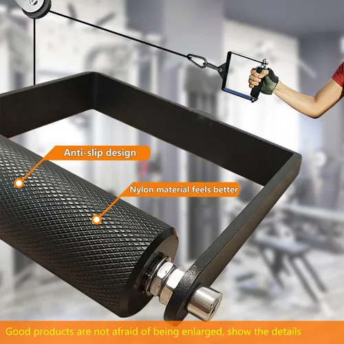 Miniatura 3 de MARSAFIT Gym Fitness LAT Pulldown - Accesorio de cable con mango en D para ejercicio de lucha de brazos y levantamiento de brazos para fuerza
