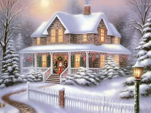 Miniatura 9 de VAIIEYO Kits de arte de diamantes para adultos, Papá Noel, kit de arte de diamantes 5D para principiantes, Navidad, pintura de bricolaje