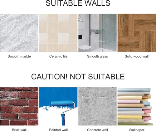 Miniatura 6 de DELITON Paquete de 4 ganchos adhesivos para toallas - Blancos, ganchos autoadhesivos resistentes para pegar en la pared, para colgar batas, abrigos