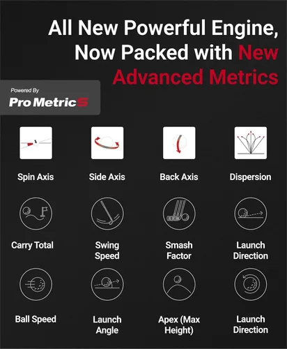 Miniatura 2 de SC4 PRO Golf Launch Monitor & 3D Driving Range Simulator Indoor and Outdoor Use Portable Golf Swing Analyzer Home Tracker with Built-in Screen